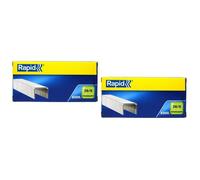 Agrafes standard - RAPID - 26/6 - Lot de 2 boîtes - 5000 pièces - Galvanisé