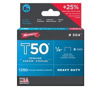 Arrow Agrafes T50 – 6 mm, boîte de 1250 – VINMER 031001