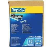 Agrafes VR16 galvanisées RAPID, 2-8mm fils de clôture, 3190 pièces, Acier galvanisé, Compatible FP20 FP216