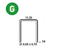 Agrafes VX galvanisée - Dimensions au choix