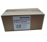 Agrafes Z 64 CNKHA 64mm zinguées Prebena Z Haubold KG 764 KL-57 (1Box=6,0 Mille)