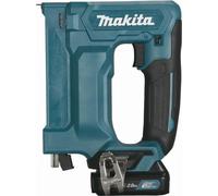 Agrafeuse 12 V CXT Li-Ion 2 Ah 7 / 10 mm MAKITA - 2 batteries, chargeur, coffret - ST113DSAJ