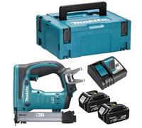 Agrafeuse 18V LXT Li-Ion (2x4,0 Ah) en MAKPAC - MAKITA DST221RMJ