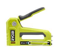 Ryobi Agrafeuse cloueuse 4-en-1 RHFST4IN1 – Manuelle, corps métal – Agrafes T50/T25/JT21 Pointes 18G