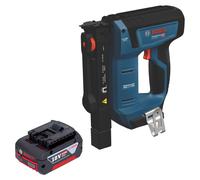 Agrafeuse à bois sans fil Bosch GTH 18V-14 18 V 10,6 x 6 - 14 mm sans balais + 1 batterie 4,0 Ah - sans chargeur
