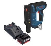 Agrafeuse à bois sans fil Bosch GTH 18V-14 18 V 10,6 x 6 - 14 mm sans balais + 1 batterie 5,0 Ah + chargeur