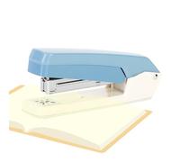 Agrafeuse à bras pivotant - 190 g - Agrafeuse ergonomique avec fonction anti-blocage - Rotation à 360 degrés - Capacité de 50 feuilles - Outil de bureau robuste pour salle de ole, artisanat