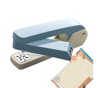 Agrafeuse à papier portable, agrafeuse de bureau rotative avec capacité de 50 pages, agrafeuse de bureau robuste, agrafeuse de reliure avec fonctionnement en douceur, agrafeuse de bureau pour
