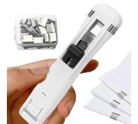 Agrafeuse à pince pour reliure de documents portable | Distributeur de documents à clip pour la maison, l'école, la salle de classe, les documents, les factures, les livres