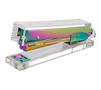 Agrafeuse Acrylique Un Doigt - 20 Feuilles Capacité - Ressort Facile - Agrafes Standard