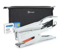 Rapesco Pince agrafeuse 1626 Porpoise ONE – Mécanisme bypass, Chrome, 1000 agrafes 24/8 mm