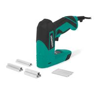 VONROC Agrafeuse Cloueuse Electrique - 900 Agrafes et 300 Clous - Idéal pour Fixer Tapis, Fil en Fer, Plaintes, Revêtements Meubles en Tissu ou en Cuir - Agrafeuse Electrique Poignée Softgrip Légère
