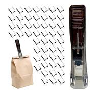 Agrafeuse compacte | Distributeur de table pour clips et agrafes, agrafeuse réutilisable à clip, pour université, maison, école, , salle de ureau, affaires, documents