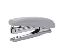 Agrafeuse De Bureau Durable Avec Base En Métal, Peut Contenir 20 Feuilles, Peut Contenir 210 Agrafes, Design Élégant Doré Et Blanc