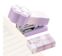 Agrafeuse de bureau | Petite et mignonne avec motif de griffe de chat | Pour , pour 2 à 15 feuilles reliées pour cadeaux de fête, bureau, école, classe, voyage, étudiants et