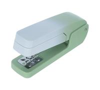 Agrafeuse de Bureau Pivotante Verte, Capacité 20 Feuilles, Plastique | Maison et Bureau, Compatible 24/6 et 26/6, Maniement Confortable, Usage Portable