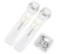 Agrafeuse de Bureau Portable sans Trace pour Documents, École et Maison | Abs et Alliage, Bande Antidérapante, Fermeture de Sachets, Format Compact, Usage Scolaire et Domestique