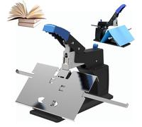 Agrafeuse de bureau robuste, agrafage plat et en selle avec 3000 agrafes, capacité de 60 feuilles/épaisseur de reliure maximale de 6,5 mm, pour livres, utilisation à domicile, à l'école ou au bureau