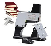 Agrafeuse électrique automatique à 9 vitesses pour reliure plate et verticale, 40 pages, compatible avec agrafes 23/6, 23/8, 24/6, 24/8, idéale pour l'école et le bureau