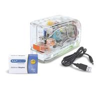 Rapesco Agrafeuse électrique 626EL – Capacité 15 feuilles – Transparent
