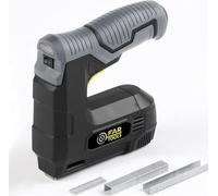 Agrafeuse et Cloueuse Électrique FARTOOLS 3,6V, Sans Fil, 30 coups/minute, Clous 10mm, Agrafes 12mm, 1000 Agrafes, 500 Clous