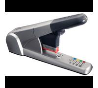 Agrafeuse Leitz 55510084 Heavy Duty capacité 80 feuilles avec 4 cassettes d'agrafes K6/K8/K10/K12 argent
