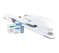 Agrafeuse - Long Bras - Agrafes 26/6mm - Blanc - Inclus 2000 Agrafes - Rapesco
