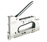 Rapid - Agrafeuse PRO R36 pour Agrafes N°7 et N°36, Agrafeuse pour Câbles avec Gâchette Facile à Actionner, 3 Puissances au Choix, 100% Acier, Fabriqué en Suède (20511811), Gris