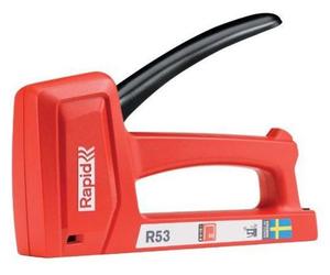 Agrafeuse Manuelle RAPID R53, Agrafes 53/4-10 mm, Inclut 1080 Agrafes 53/6 mm, Agrafe Murale ABS