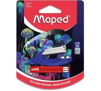 Agrafeuse - MAPED - DEEPSEA PARADISE - 15 feuilles - Mécanisme de chargement par le haut - Motif méduses
