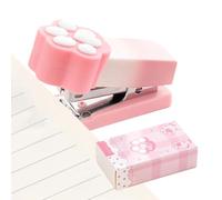 Agrafeuse mignonne patte de chat, mini agrafeuse bureau avec agrafes pour