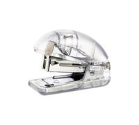 Rapid Mini agrafeuse de bureau Baby Ray F4 – Agrafes 24/6 et 26/6 – 10 feuilles – Transparent