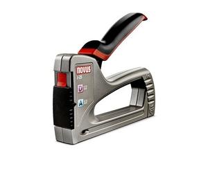 Agrafeuse murale cloueur j-25 novus professionnelle boitier zinc agrafes plates ou fines