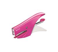 Agrafeuse pince Leitz 5531 - agrafes 10 - capacité de 10 feuilles rose