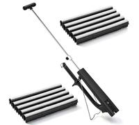 Agrafeuse Plancher Chauffant pour Tubes 14-20mm avec 500 Agrafes | Agrafeuse 101cm avec support pour travail sans se baisser. Sortie anti-blocage, inclut agrafes pour tubes PEX/PERT.