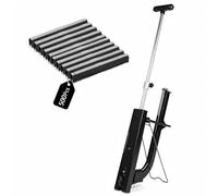 Agrafeuse professionnelle 90 cm, pour chauffage au sol, supports de tuyaux, avec 500 agrafes de 40 mm, pour tuyaux de chauffage Ø 14 à 20 mm, convient pour agrafes de 40 à 50 mm, ergonomique et