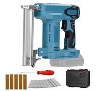 Agrafeuse sans fil compatible avec batterie Makita 18 V | Agrafeuse électrique sans fil avec 1000 clous droits et 500 clous en U, Agrafeuse-Cloueuse Électrique Sans Fil à Batterie
