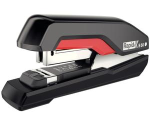 Agrafeuse Supreme S50 métal 50 feuilles noir/rouge paquet de 6