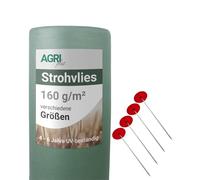 AGRI plus Bache Foin 9,8 x 12,5 m - avec 12 Clous en métal I Protection Foin en polypropylène de 160 g/m² I Bache pour Foin extrêmement résistant pour Une Protection à Long Terme