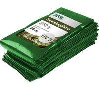 AGRIplus 17234061 Bâche en tissu AGRIplus avec œillets, 4 x 6 m, verte, 250 g/m²