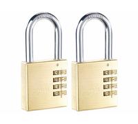 AGT 2 cadenas à code 4 chiffres - Laiton - 50 mm