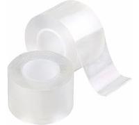 AGT : 2 rubans adhésifs acryliques double face transparents 5 cm x 3 m G