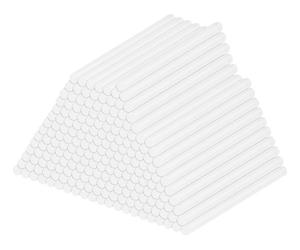 AGT 200 bâtonnets de colle Ø11mm pour pistolet à colle - Blanc