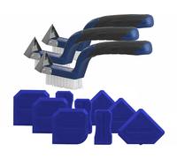 AGT 3 nettoyeurs de joint en silicone avec 9 lisseurs de joint