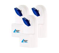 AGT 3 purgeurs d'air manuels pour radiateur avec récipient 80 ml