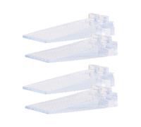 AGT 4 cale-portes transparents empilables - 8,7 cm