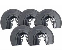 AGT 5 lames de scie ronde pour outils multifonctions, 87 mm