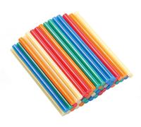 AGT 50 bâtonnets de colle Ø11mm pour pistolet à colle - 5 couleurs
