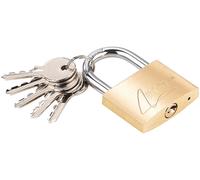 AGT Cadenas à clé en laiton - 48 mm