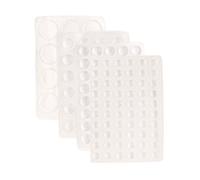 AGT Pastilles antichoc transparentes pour meubles & portes - x136